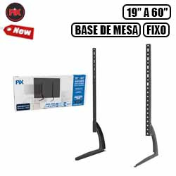 S.SUPORTE P/ MONITOR E TV - BASE DE MESA - 19 A 60 - PR