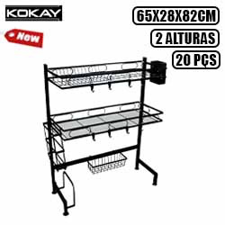 UDB. ESCORREDOR DE LOUÇAS MODULAR (20 PEÇAS) S