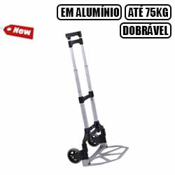 UD. CARRINHO DOBRAVEL ALUMINIO (SUP. 75 KG) C/ 2 RODI
