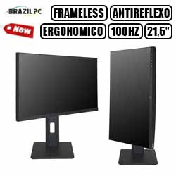 MONITOR 21.5" LED BRAZILPC FRAMELESS ANTI-REF