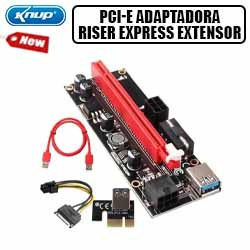 PLACA PCI-E ADAPTADOR RISER EXPRES EXTENSOR CABO