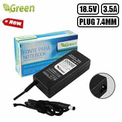 FONTE P/ NOTEBOOK HP 18.5V 3.5A - PLUG 7,4MM - 044-303