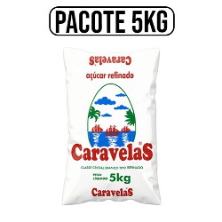 UDL. ACUCAR REFINADO CARAVELAS PACOTE