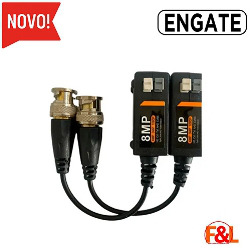 CFTV. ADAPTADOR BALUN ENGATE C1 REF. PD-13 (FL0592)