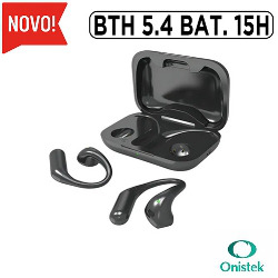 FONE C/ MIC. BLUETOOTH 5.4 DURAÇÃO BAT. 15H (ENCAIXE