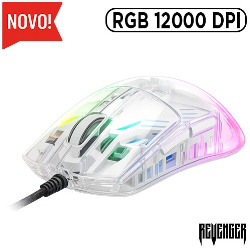 MOUSE GAMER RGB 12000 DPI (SENSOR INSTANT 825) TRAN