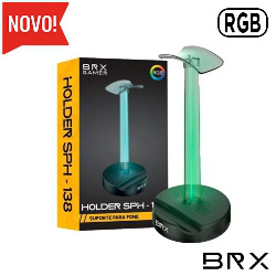 S.SUPORTE P/ HEADSET GAMER RGB REF. SPH-138