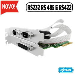 PLACA PCI-E C/2 SERIAL RS232 RS485 E RS422 - REF. KP-T
