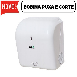 UDL. PORTA TOALHA BOBINA PUXA E CORTE PLUS - E2X (UNID