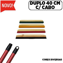 UDL. RODO MADEIRA DUPLO 40 CM C/ CABO