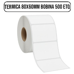 UD2. ETIQUETA TERMICA 80X60MM BOBINA FULL