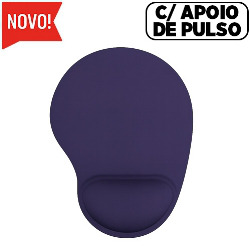 PAD MOUSE C/ APOIO DE P/ PULSO REF: RYP-803 ROXO