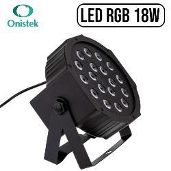 MDCI. PROJETOR CANHAO DE LUZ LED RGB 18W REF. ON-LP182