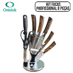 UDB. CULINARIA KIT FACAS PROFISSIONAL 8 PEÇAS REF. ON-