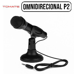 MICROFONE CONDENSADOR OMNIDIRECIONAL P2 REF. MT-022