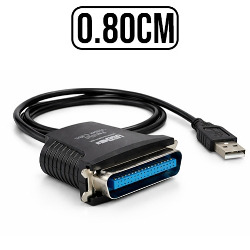 CABO DE IMPRESSORA USB 0.80CM CONVERSOR PARALELO