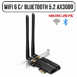 PLACA PCI-E WIFI C/ 2 ANTENAS WIFI 6 C/ BLUETHOOT 5
