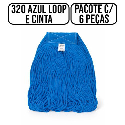 UDL. REFIL UMIDO 320 AZUL LOOP E CINTA- PACOTE 06