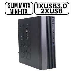 GABINETE SLIM MATX/MINI-ITX BRAZILPC BPC-ITX