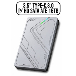 CASE 3.5" TYPE-C 3.0 P/ HD SATA ATÉ 16TB REF. KP-HD86