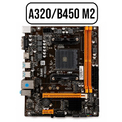 PLACA MAE DESK A320/B450 BRAZILPC AM4 BPC-B450M.2-TG