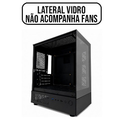 GABINETE GAMER (FRONTAL E LATERAL DE VIDRO) MOD. BPC-