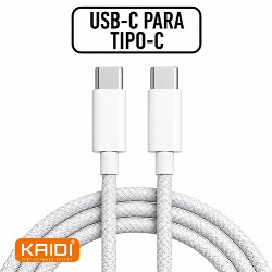CABO CEL/DADOS TYPE-C P/ TYPE-C 2M TURBO(TRANÇADO) K