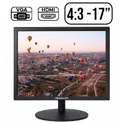 MONITOR 17" BRAZILPC 17BPC-HK7 PRETO 4:3 BOX IF