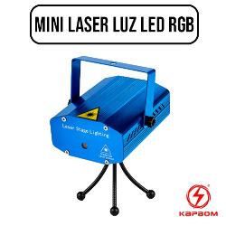 MDCI. PROJETOR MINI LASER LUZ LED RGB REF.KA-1039