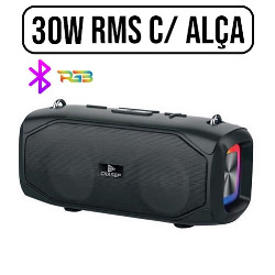 CAIXA DE SOM BLUETOOTH g30W RMS C/ ALÇA REF. D-G228 P