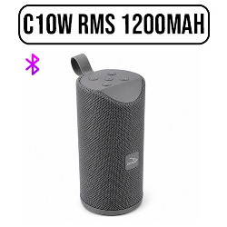 CAIXA DE SOM BLUETOOTH c10W RMS REF. D-Y03 CINZA