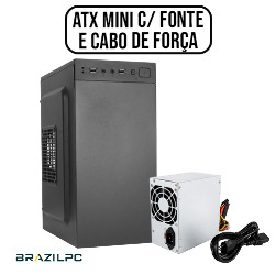 GABINETE ATX MINI BPC-LN4 C/ FONTE E CABO DE FO