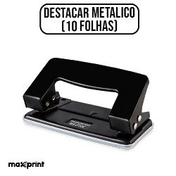 MDP. PERFURADOR DE PAPEL METALICO COMPACTO (10 FOLHA
